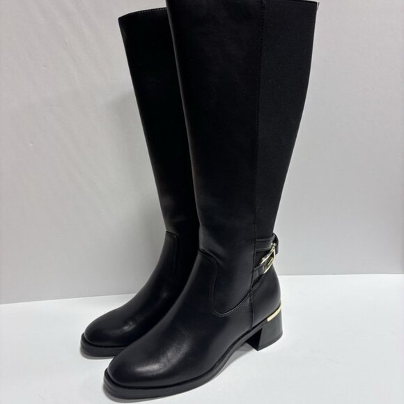 Unisa Women’s Apryl Black Knee High Boots, Size 7W, Wide Calf - Picture 5 of 7